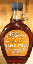 McClures of New England, pure maple syrup