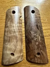 1911 Grips Govt Full Size Burl Maple Made In USA By Altamont 122