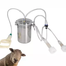 2L Goat Milking Machine, Manual Milking Machine for Sheep, Vacuum Milker