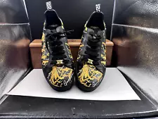 USED Versace Jean Couture Men’s Lace Up Sneakers 10.5 11 US / 44 $350 gold logo