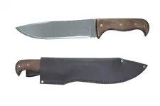 Condor Moonshiner Knife Hardwood 9" 1075 Steel With Leather Sheath 60028