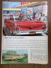 1959 Ford Custom 300 Tudor Sedan & Ranch Wagon Ad