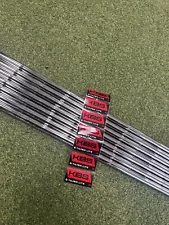 Set Of 7 KBS $ Taper Lite Regular Flex Iron Shafts .370 Tip *No Reserve