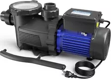 In/Above Ground Pool Pump, 2 HP Dual Speed, 5186GPH, 115V, High Flow, Powerfu...