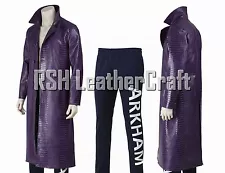 Joker Jared Leto Costume Suicide Squad Costume Coat Pants (Fast Shipping)