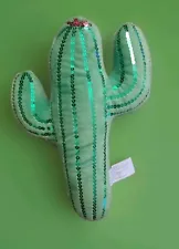 Plush Saguaro Toy Cactus with Sequins for Decoration