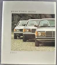 1983 Mercedes-Benz Brochure 380SL SEC SEL 240D 300 CD TD SD Excellent Original