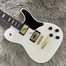 Factory Olympic White Tl Electric Guitar Solid Gold Hardware HH Pickups for Sale