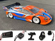 WEX RACING 1/10 Touring RC Car RTR 4wd COUPE BRUSHLESS Motor ESC LION Battery