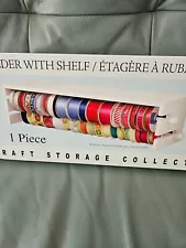 Ribbon Holder Organizer Rack, Ribbon Holder with shelf.