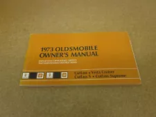 ORIGINAL 1973 Oldsmobile Cutlass Supreme owners manual literature book guide (For: 1973 Oldsmobile Cutlass Supreme)