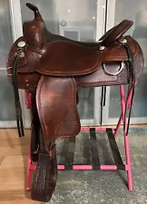 CRATES SUPREME TRAIL WESTERN SADDLE - Model 2170-5 W - 16 or 17" SEAT