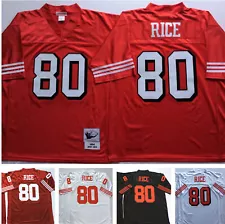 VINTAGE Jerry Rice #80 49ers Sewn Stitched Jersey.