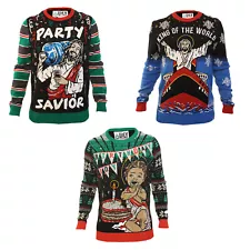 Ugly Christmas Party Classic Knitted Ugly Christmas Sweater for Men and Women -