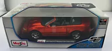 MAISTO "2003 FORD SVT MUSTANG COBRA Convertible. Die-cast 1:18 scale