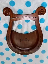 Pures Lyre Ancient Harp 16-19 String Wooden