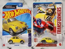 2024 hot wheels custom volkswagen beetle & transformers bumblebee