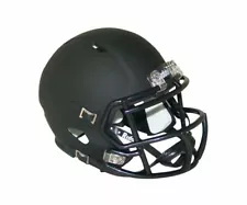 Matte Black Blank Riddell Revolution SPEED Mini Football Helmet