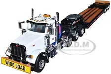 Box Damaged PETERBILT 367 DAY CAB & LOWBOY TRAILER 1/50 BY FIRST GEAR 50-3349