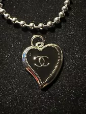 Chanel Silver Zipper Pull Charm