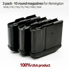 3 pack Remington 30.06/742/750/74/7400/7600/740/760/270 10 Round Magazines