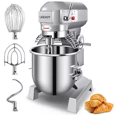 Commercial Food Mixer Dough Food Mixer 20Qt 3 Speeds Pizza Bakery 1100W