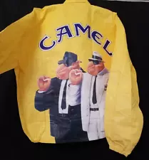 Private Sale 10 Vintage 1992 Joe Camel Tyvek Zip Up Windbreaker Jacket Size XL