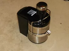 JACK LALANNE’S POWER JUICER Model E-1188-1 Stainless Steel TESTED WORKS