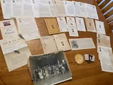 Collection Daughters Of Union Vets Civil War Memorabilia, Medal, Patch, Papers +