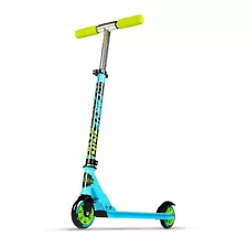 Madd Gear Light-Up Carve Rize Folding Scooter -(Black/Blue)