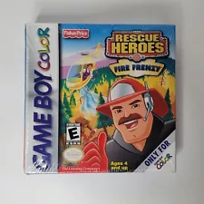 Fisher-Price Rescue Heroes: Fire Frenzy (Game Boy Color, 2000) SEALED NEW