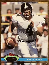 1991 Topps Stadium Club Football Complete Set (500 Cards) - Brett Favre Rookie