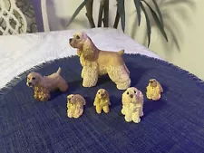 Cocker Spaniel Figurine Set