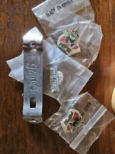 Vintage Bottle Can Opener Church Key Drink Pepsi-Cola With Pins