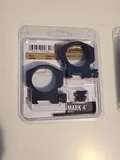 Leupold Mark 4 35mm Aluminum Scope Rings - Matte Black High 120180