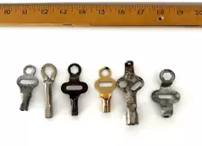 6 Roller Skate Keys~~Vintage~~Variety of Shapes & Sizes