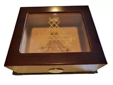 Quality Importers Montecristo Glasstop Humidor (NIB)