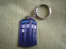 POLICE BOX DOCTOR WHO TARDIS, 50mm KEY RING WHOVIAN. COLLECTOR