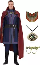 Adults Dr. Strange Costume For Men Jumpsuit Ring Props with Magic Power size 180