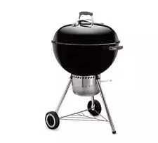 Weber 22 in. Original Kettle Premium Charcoal Grill Black