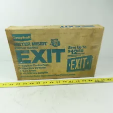 Graybar GMM-120X Vintage Emergency Exit Sign Single or Double Sided Red or Green