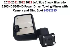 2020-2023 Left Side Chevy Silverado 2500HD 3500HD Power Towing Mirror 86582385 (For: 2020 Chevrolet)