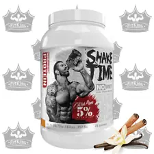 5% Nutrition SHAKE TIME Post Workout Protein 25 Servings VANILLA CINNAMON