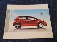 2009 09 TOYOTA YARIS ORIGINAL CAR SALES BROCHURE / CATALOG 20 PGS