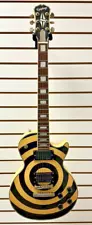 EPIPHONE Zakk Wylde Cream & BLK Limited ED 2006 LES PAUL CUSTOM BULLSEYE EMG's!