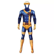 Yirugu Cyclops Cosplay Costume 3d Printed Superhero Role Play Bodysuit for Men