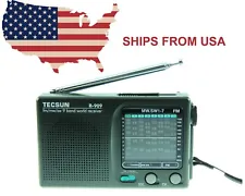 Tecsun R-909 AM/FM SW shortwave portable multiband radio receiver