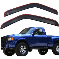 For 93-11 Ford Ranger In Channel Window Visors Rain Sun Guard Vent 2Pc Set