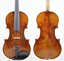 Left-handed Violin!Best model! 4/4 Violin #7542 deep strong tone