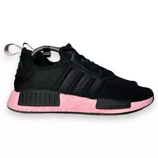 Adidas NMD R1 Black True Pink Casual Comfort Running Shoe Women’s Sz 8.5 Men’s 7